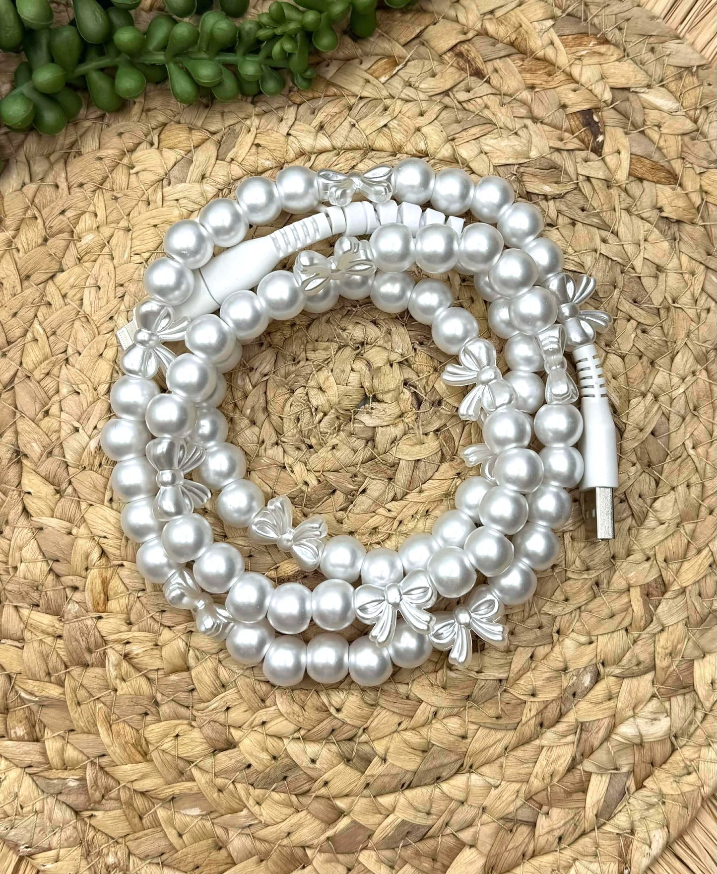 Beaded iPhone Chargers