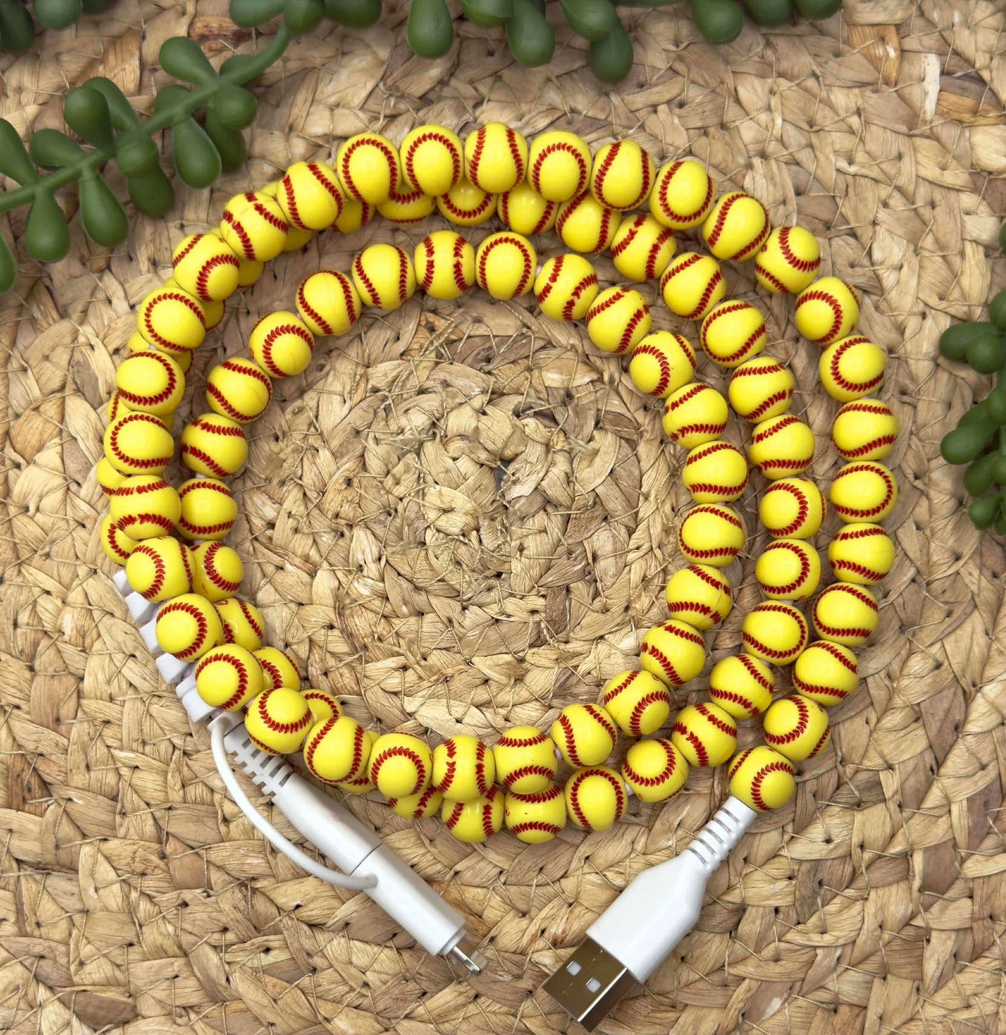 Beaded iPhone Chargers