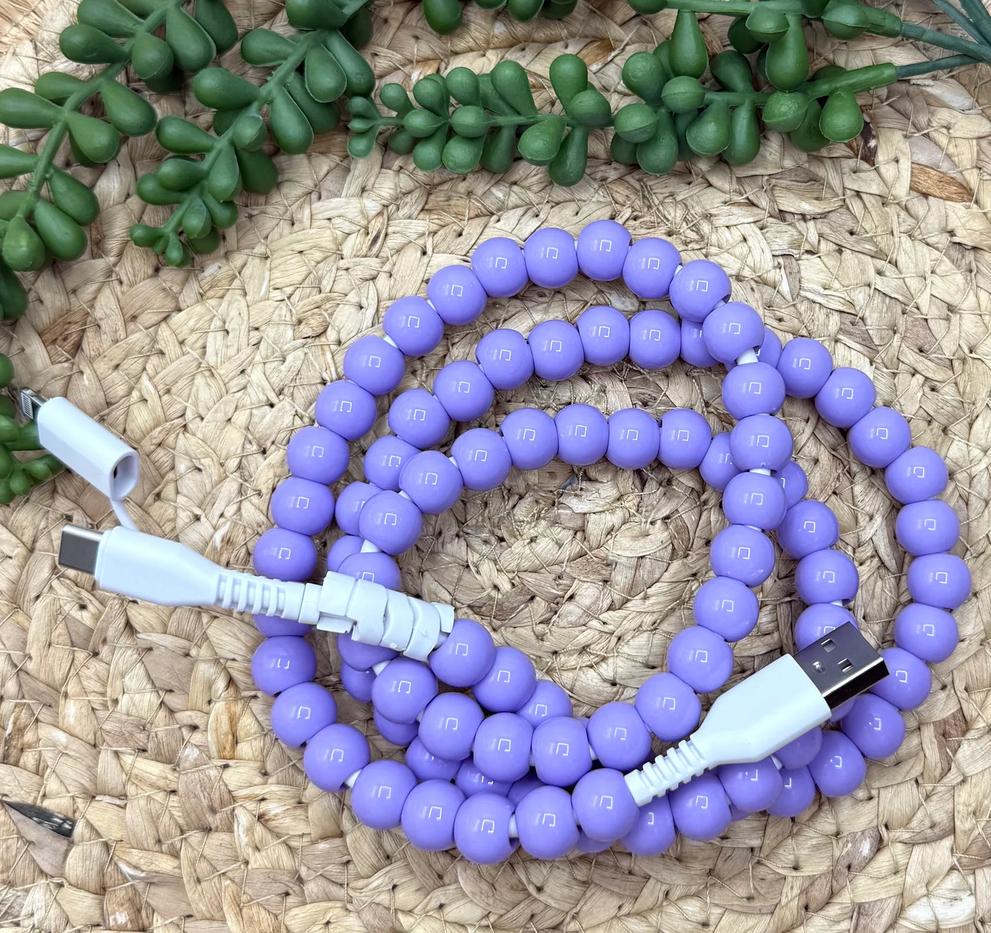 Beaded iPhone Chargers