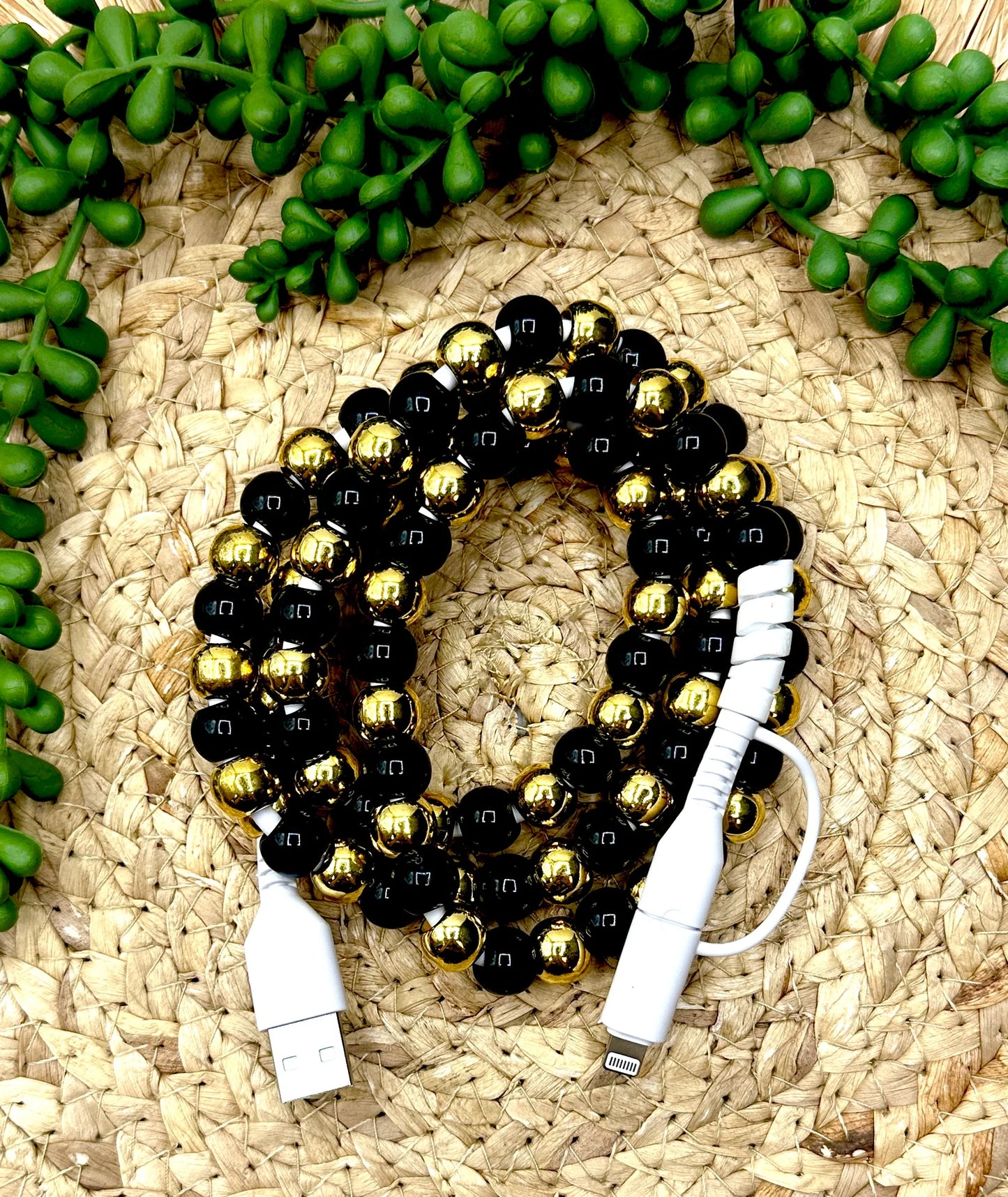 Beaded iPhone Chargers